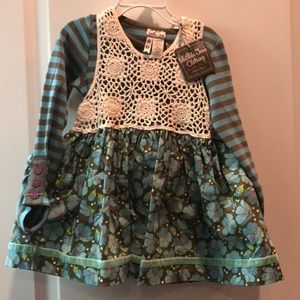 Matilda Jane shirt with tunic. NWT. Size 4